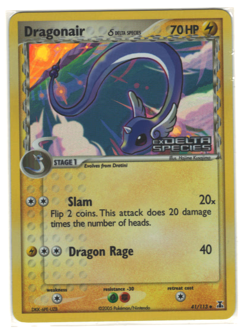 Pokemon TCG-Dragonair-EX Delta Species-41/113-70HP-Reverse Holo-Uncommon NM - Image 1