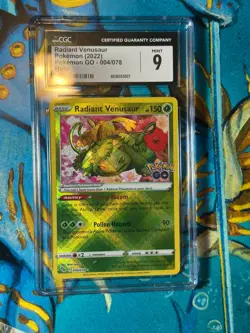 Pokemon Radiant Pokemon Go Holo Charizard Blastoise Venusaur PSA CGC 9 Set TRIO - Image 4
