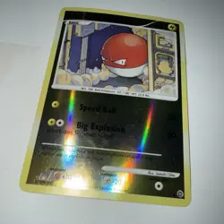 Pokemon TCG- Voltorb- 117/132- Reverse Holo Rare- Secret Wonders- LP - Image 1