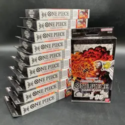 Lot of (10) One Piece English ST06 Starter Deck Absolute Justice Sealed - Image 1