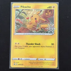 Pikachu - (Holiday Calendar) SWSH153 SWSH: Sword & Shield Promo Cards Holo - Image 1