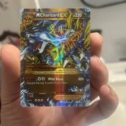 Mega M Charizard EX 108/106 Secret Rare XY Flashfire Holo Pokemon Card TCG - Image 1