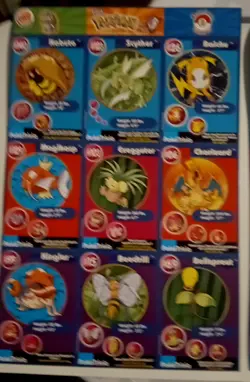 1999 BURGER KING POKEMON MASTER TRAINER CARDS UNCUT SHEETS #8+#10 2- CHARIZARDS! - Image 2