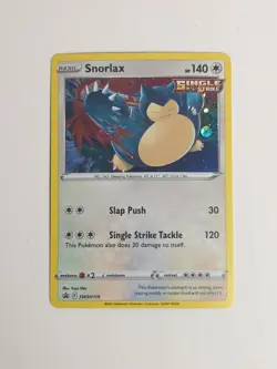 Snorlax SWSH119 HOLO RARE Pokemon Black Star Promo NM 2021 Card TCG - Image 1