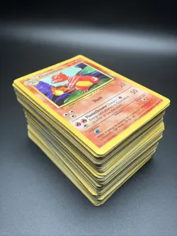 Lot Of 158 Vintage Pokemon Cards Non-Holos Base Set, Fossil, Jungle, and More - Image 1