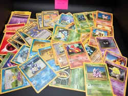 Lot Of 158 Vintage Pokemon Cards Non-Holos Base Set, Fossil, Jungle, and More - Image 3
