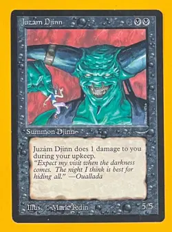 MTG JUZAM DJINN Arabian Nights (OldManMTG 012-591) - Image 1