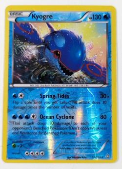 Pokemon TCG Kyogre Primal Clash 53/160 Reverse Holo Rare NM - Image 1