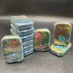 Lot of (10) Pokemon TCG Kanto Friends Mini Tin Sealed - Image 1