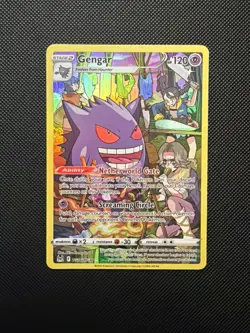 Pokemon Gengar TCG TG06/TG30 Lost Origin Trainer Gallery Holo Ultra Rare MP - Image 1