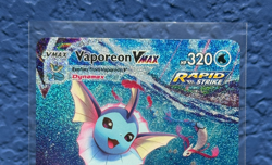 Vaporeon VMAX SWSH182 - Sword & Shield Black Star Promo Alt Art Pokemon - NM - Image 3