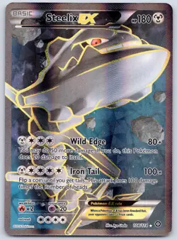 Steelix EX (Full Art) 108/114 (NM) - XY - Steam Siege - Ultra Rare - Pokemon TCG - Image 1