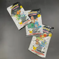 Lot of (12) Pokemon TCG Celebrations Train On First Partner Packs Sealed - Image 2