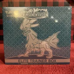POKEMON SUN & MOON: CRIMSON INVASION ETB - TCG FACTORY SEALED NEW - Image 1