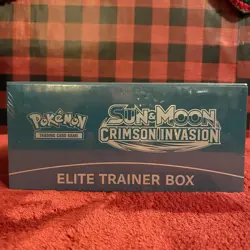 POKEMON SUN & MOON: CRIMSON INVASION ETB - TCG FACTORY SEALED NEW - Image 5