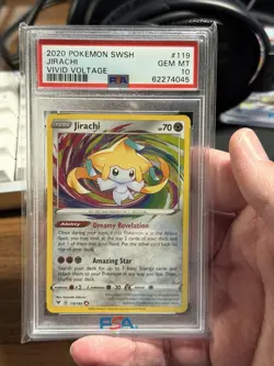Pokemon Vivid Voltage Jirachi Amazing Rare 119/185 PSA 10 - Image 1