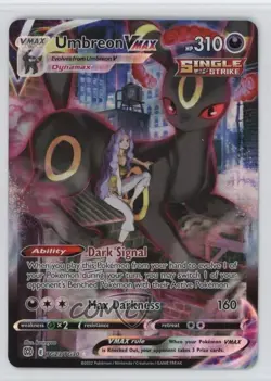 Full Art - Umbreon VMAX Pokemon Sword & Shield Brilliant Stars Trainer Gallery - Image 1