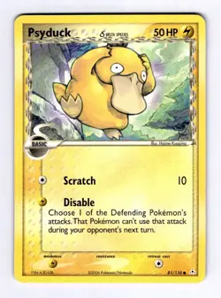 Psyduck (Delta Species) Holon Phantoms #81 (2006) Common NM Pokemon - Image 1