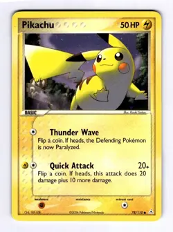 Pikachu Holon Phantoms #78 (2006) Common NM Pokemon - Image 1