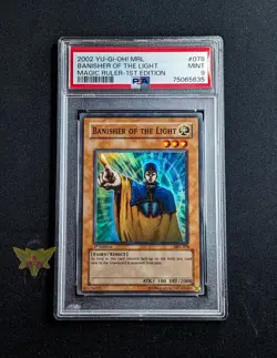 Yu-Gi-Oh! | Banisher of the Light "Bleed" | PSA 9 MINT | 1st Ed MRL-078 Super - Image 1