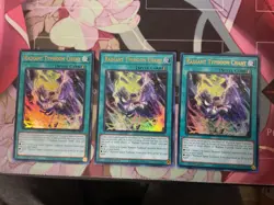 Yugioh! 3x/Playset Radiant Typhoon Chant DOOD-EN061 Ultra Rare 1st Ed NM - Image 1