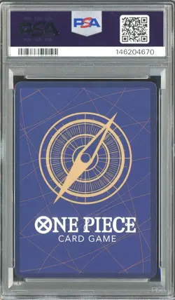 2025 One Piece OP12 English 3rd Anniversary Gold #093 Marshall D. Teach PSA 10 - Image 3
