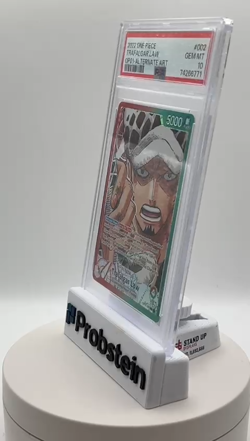 2022 One Piece OP01 EN Alternate Art Pre-Errata Alpha #002 Trafalgar Law PSA 10 - Image 2