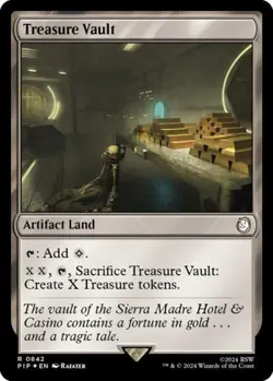 MTG English Treasure Vault (Surge Foil) NM Foil Universes Beyond: Fallout - Image 1