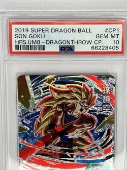 2019 Super Dragon Ball Son Goku PSA 10 Graded Card - Image 3