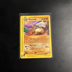 Pokemon TCG Card - Marowak 54/147 Aquapolis Uncommon Vintage E-Reader - Image 1