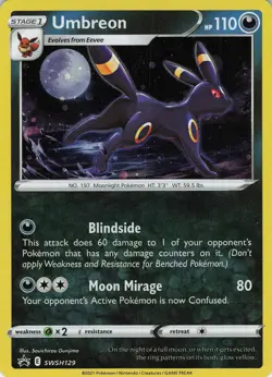 Umbreon - Promo SWSH: Sword & Shield Promo Cards SWSH129 LP - Image 1
