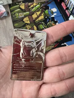 1999 Pokemon Burger King 23K Gold Plated Pikachu Card - Image 2