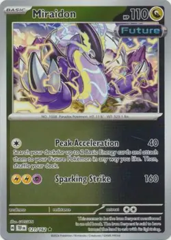 Miraidon 121/162 Reverse Holo | Temporal Forces | Pokemon Card - Image 1