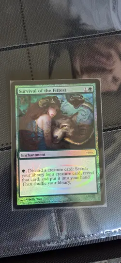 FOIL Survival of the Fittest - Judge Promos (JDG) (NM+) MTG Magic the Gathering - Image 1