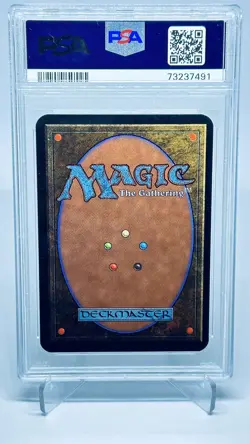 MTG Alpha Cursed Land PSA 9 Mint 1993 Graded Vintage Magic Uncommon -GradedAlpha - Image 2