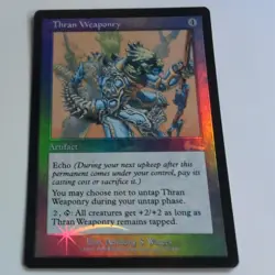 Thran Weaponry Foil Rare Urza's Legacy - Near Mint MTG Magic the Gathering - Image 1
