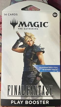 Magic The Gathering Final Fantasy - Play Booster Pack - Sleeved - Magic 2025 - Image 1