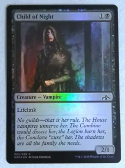 Child of Night 065 Guilds of Ravnica Foil Magic the Gathering - Image 1