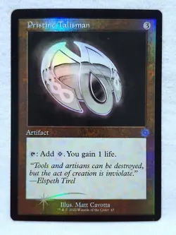 Pristine Talisman 043 Foil The Brothers' War Retro Artifacts - Image 1