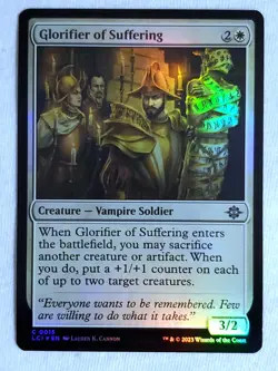 Glorifier of Suffering #15 The Lost Caverns of Ixalan Foil Magic the Gathering - Image 1