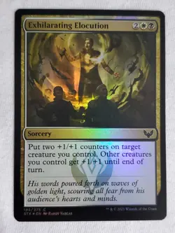 Exhilarating Elocution 185 Strixhaven: School of Mages Foil - Image 1