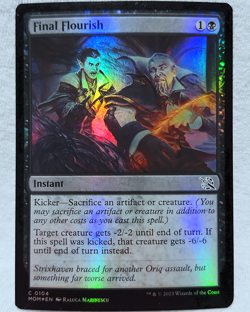 Final Flourish 104 March of the Machine Foil Magic The Gathering TCG - Image 1