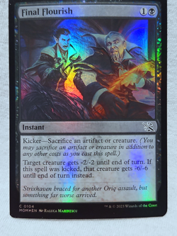 Final Flourish 104 March of the Machine Foil Magic The Gathering TCG - Image 2