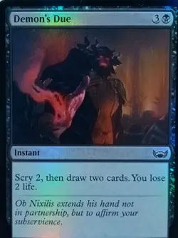 Demon's Due 75 Streets of New Capenna Foil Magic The Gathering - Image 1