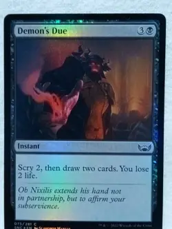 Demon's Due 75 Streets of New Capenna Foil Magic The Gathering - Image 4