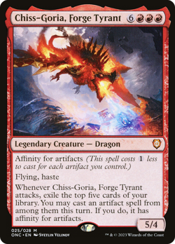 Chiss-Goria, Forge Tyrant - 25 - Phyrexia: All Will Be One Commander - Image 1