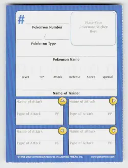 Nintendo Power Insert Mewtwo Pokemon Stadium - Image 2