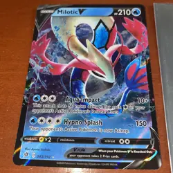 Pokemon Milotic V 043/192 Rebel Clash Sword & Shield ULTRA RARE - Image 1