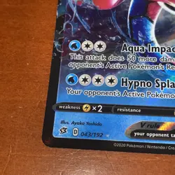 Pokemon Milotic V 043/192 Rebel Clash Sword & Shield ULTRA RARE - Image 3