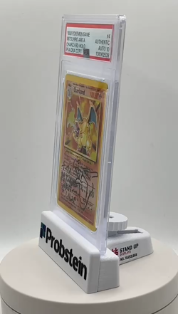 Mitsuhiro Arita Signed 1999 Pokemon Game #4 Charizard Holo PSA/DNA AUTH AUTO 10 - Image 2